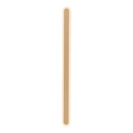 Arandela de Parede LED 3000K 36W Bivolt 80cm Metal e Acrílico Dourado