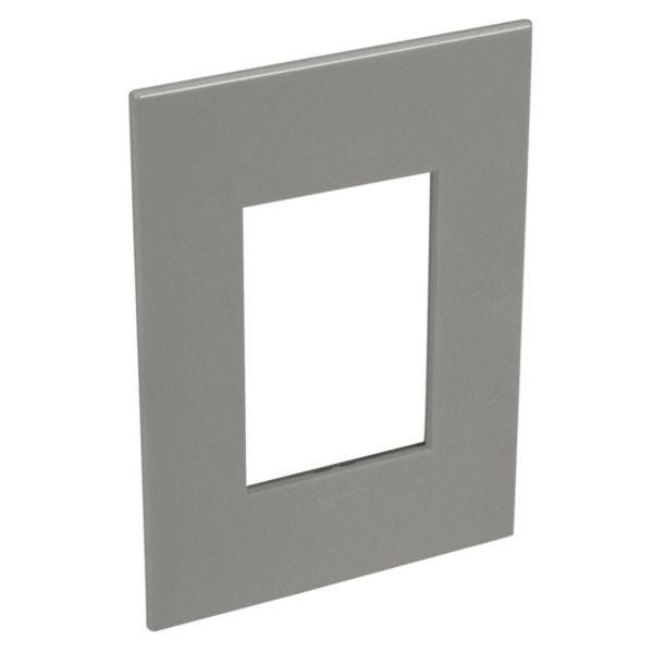 Placa 3 Postos 4X2 Quadrados Magnesium Arteor