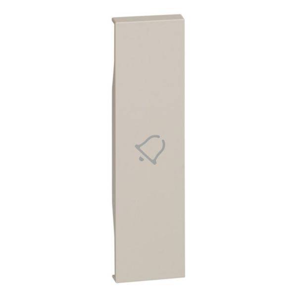 Tampa Para Interruptor Simbolo Campainha 1M Sand - Living Now