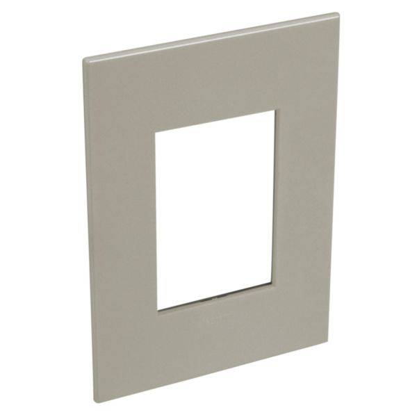 Placa 3 Postos 4X2 Quadrados Champagne Arteor