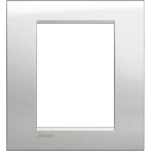 Placa Quadrada 3+3 Postos 4X4 - Argento Lunare