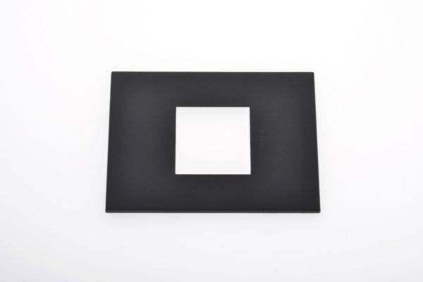 Placa 2 Postos 4X2 Quadrados Graphite Arteor