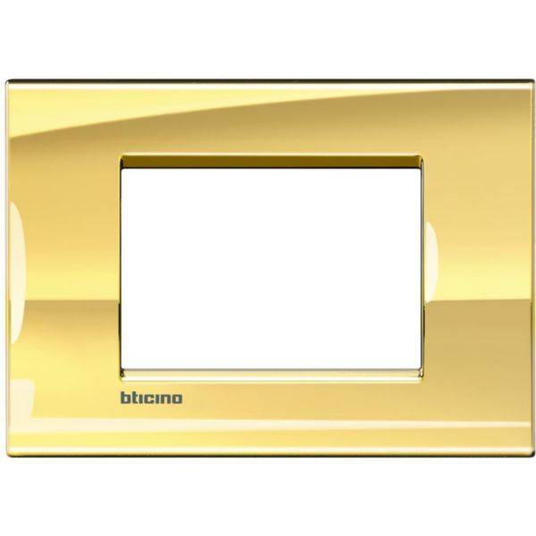 Placa Quadrada 3 Postos 4X2 - Oro Freddo