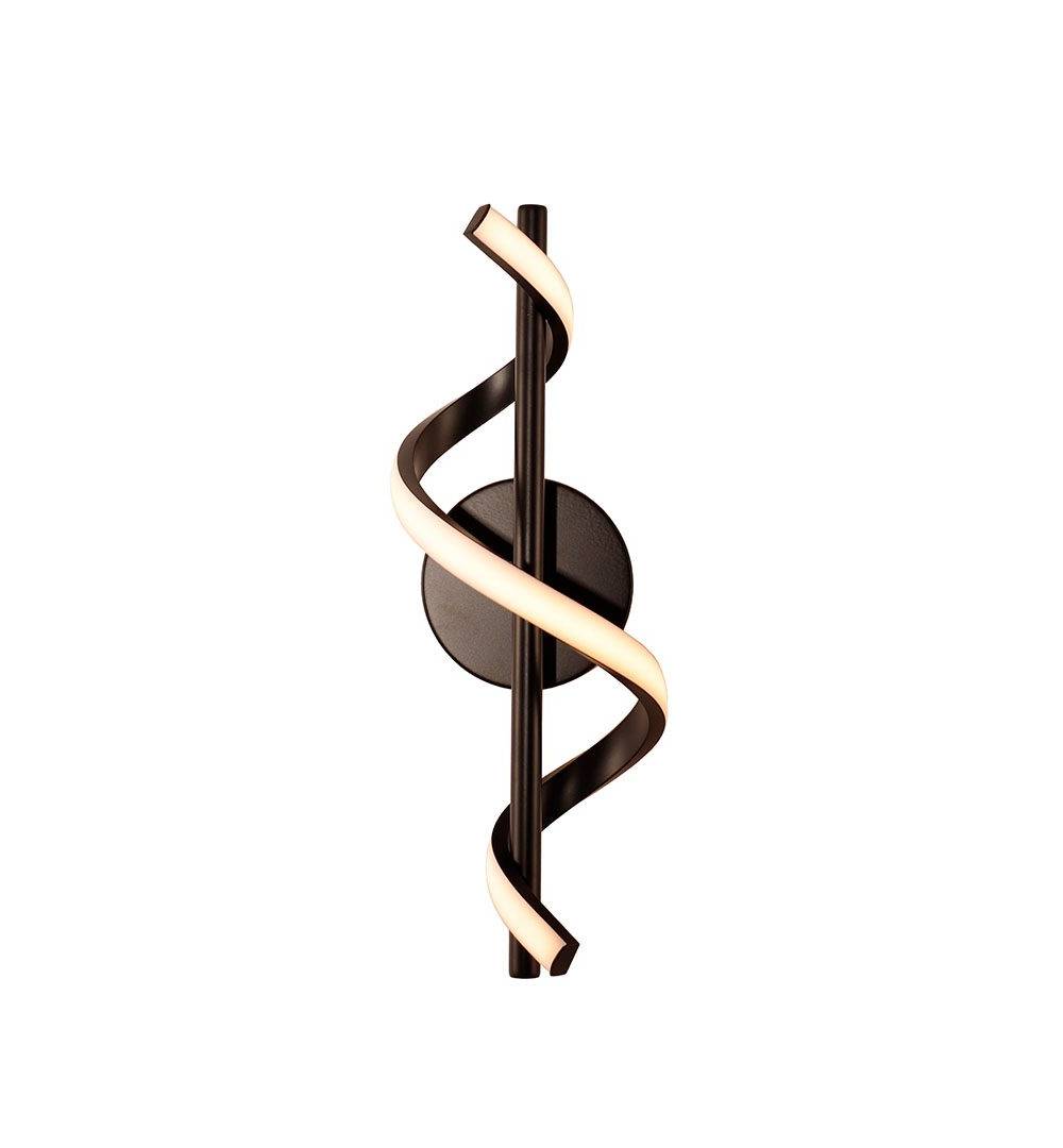 Arandela Spirale Preto