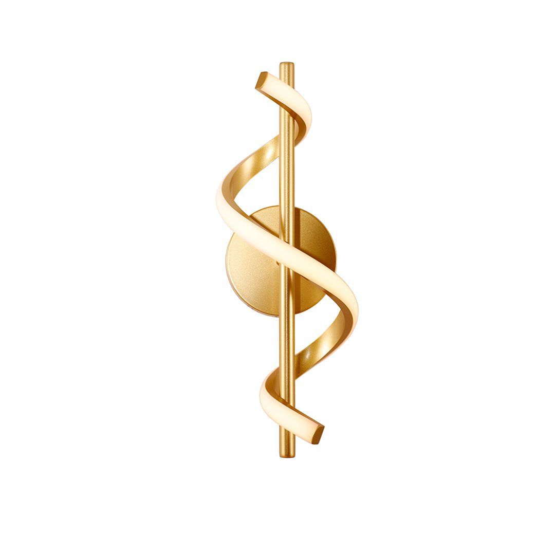 Arandela Spirale Dourado