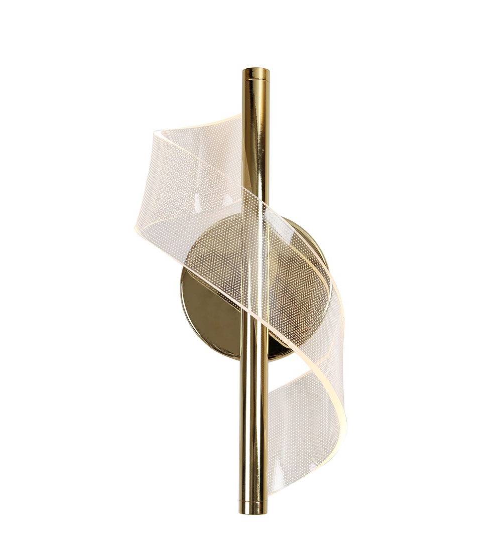 Arandela Symphony Dourado