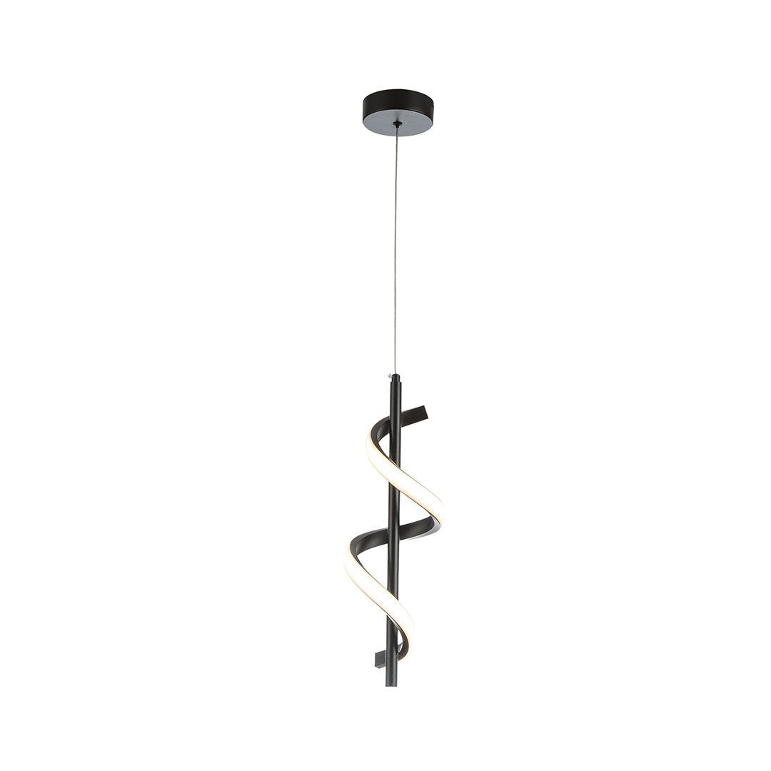 Pendente Spirale Preto